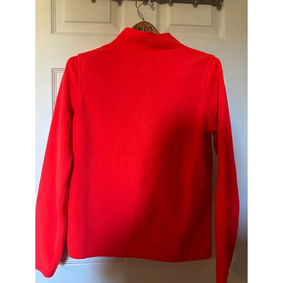 NWT Old Navy Active Go-Warm Pull Over Fleece - Size XXL 16 girl, Bright Coral - Picture 4 of 5